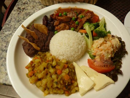 Assiette typique costaricienne