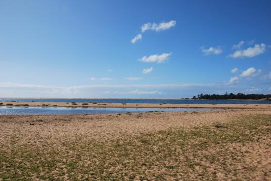 Beach on the road