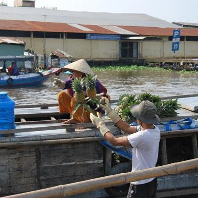 Le Delta du Mékong Marché flottant