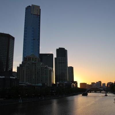 Melbourne - Coucher de soleil