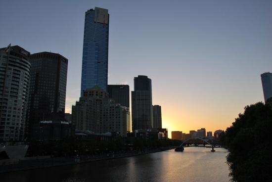 Melbourne - Coucher de soleil