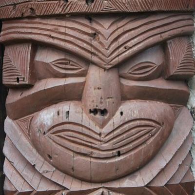 Nouméa - Centre culturel Tjibaou - Statue