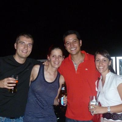 Olivier, Marie, Tim et Lucie-Anne