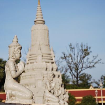 Phnom Peng - Pagode d'argent